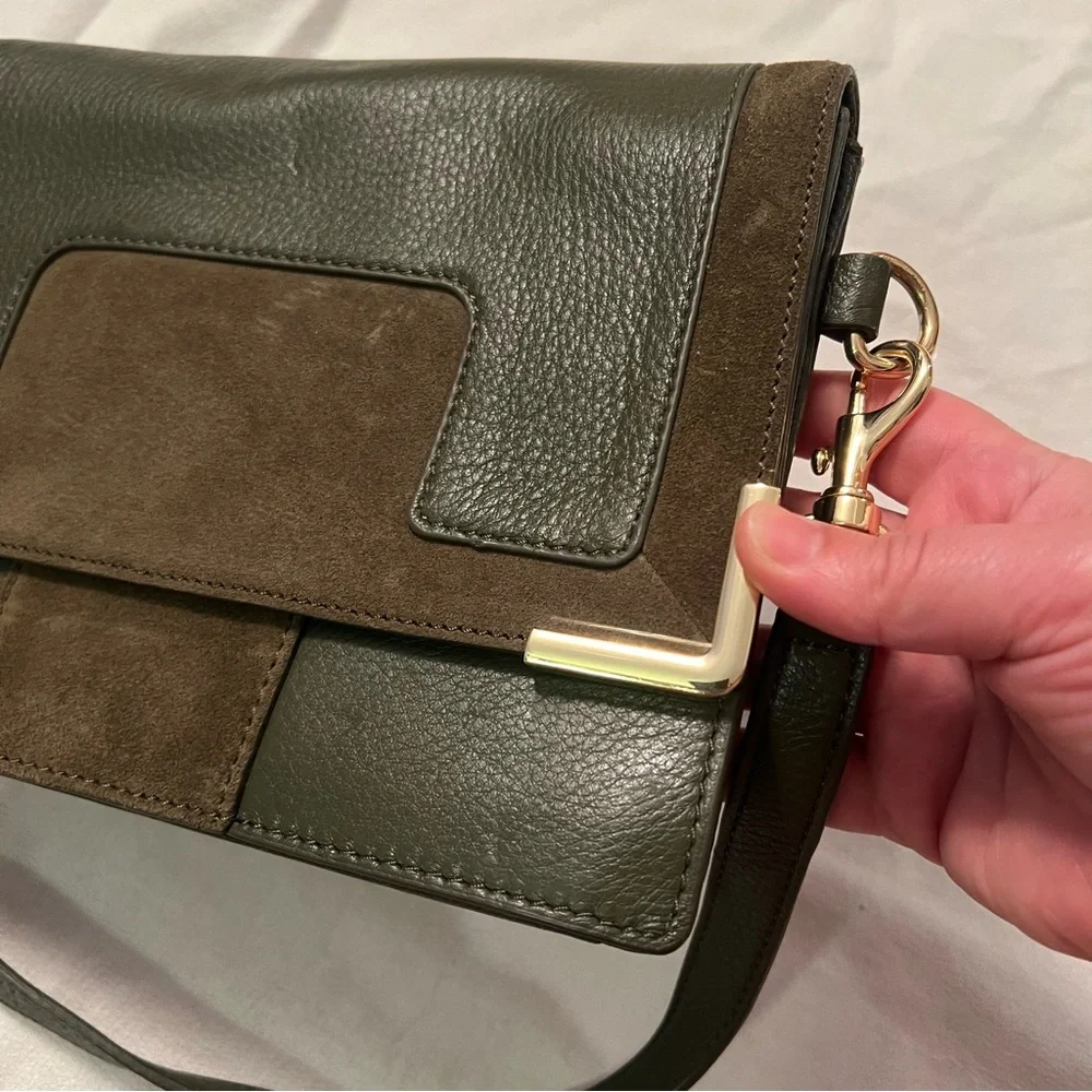 Vince Camuto genuine leather and suede hand bag - Picture 10 of 16